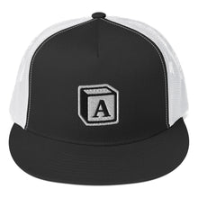 Load image into Gallery viewer, 'A' Block Trucker Cap