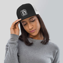 Load image into Gallery viewer, 'A' Block Trucker Cap