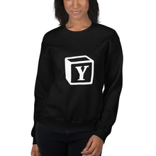 Load image into Gallery viewer, 'Y' Block Monogram Unisex Sweatshirt