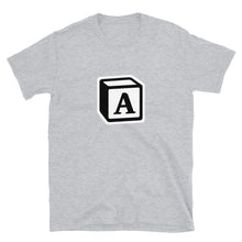 Load image into Gallery viewer, &#39;A&#39; Block Monogram Short-Sleeve Unisex T-Shirt
