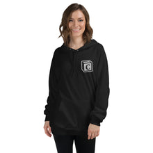 Load image into Gallery viewer, 'C' Block Monogram Embroidered Raglan Fleece Hoodie, Unisex