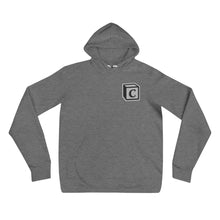 Load image into Gallery viewer, 'C' Block Embroidered Monogram Pullover Hoodie, Unisex