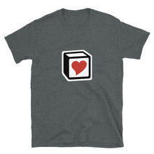 Load image into Gallery viewer, Heart Block T-Shirt - Red Heart