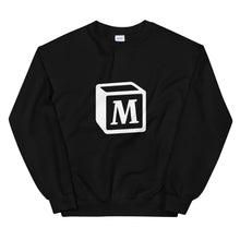 Load image into Gallery viewer, 'M' Block Monogram Unisex Sweatshirt