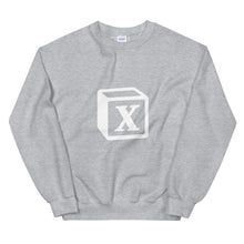 Load image into Gallery viewer, &#39;X&#39; Block Monogram Unisex Sweatshirt
