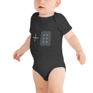 Add/Drag Block Short-Sleeve Infant Bodysuit