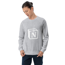 Load image into Gallery viewer, 'N' Block Monogram Unisex Sweatshirt