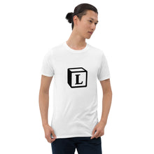 Load image into Gallery viewer, 'L' Block Monogram Short-Sleeve Unisex T-Shirt