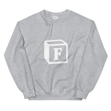 Load image into Gallery viewer, 'F' Block Monogram Unisex Sweatshirt