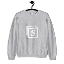 Load image into Gallery viewer, 'S' Block Monogram Unisex Sweatshirt