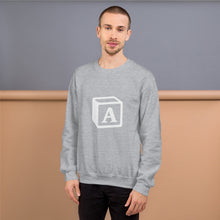 Load image into Gallery viewer, &#39;A&#39; Block Monogram Unisex Sweatshirt
