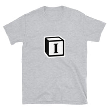 Load image into Gallery viewer, 'I' Block Monogram Short-Sleeve Unisex T-Shirt