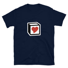 Load image into Gallery viewer, Heart Block T-Shirt - Red Heart