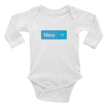 Load image into Gallery viewer, 'New' Long-Sleeve Infant Bodysuit
