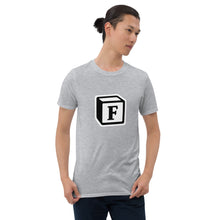 Load image into Gallery viewer, 'F' Block Monogram Short-Sleeve Unisex T-Shirt
