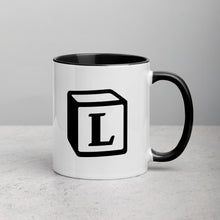 Load image into Gallery viewer, 'L' Block Monogram Mug