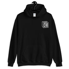 Load image into Gallery viewer, 'C' Block Embroidered Monogram Heavy Blend Hoodie, Unisex