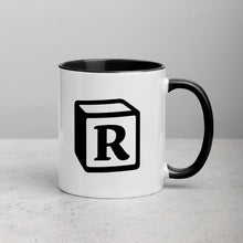 Load image into Gallery viewer, 'R' Block Monogram Mug
