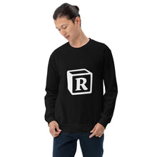 Load image into Gallery viewer, 'R' Block Monogram Unisex Sweatshirt