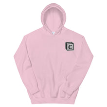 Load image into Gallery viewer, 'C' Block Embroidered Monogram Heavy Blend Hoodie, Unisex