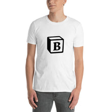 Load image into Gallery viewer, &#39;B&#39; Block Monogram Short-Sleeve Unisex T-Shirt
