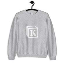 Load image into Gallery viewer, 'K' Block Monogram Unisex Sweatshirt