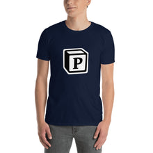 Load image into Gallery viewer, 'P' Block Monogram Short-Sleeve Unisex T-Shirt