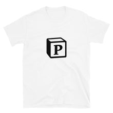 Load image into Gallery viewer, 'P' Block Monogram Short-Sleeve Unisex T-Shirt