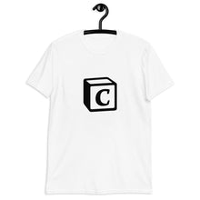 Load image into Gallery viewer, 'C' Block Monogram Short-Sleeve Unisex T-Shirt