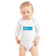 Load image into Gallery viewer, 'New' Long-Sleeve Infant Bodysuit