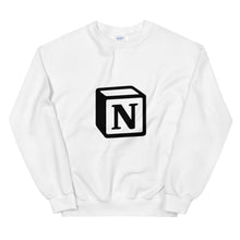 Load image into Gallery viewer, &#39;N&#39; Block Monogram Unisex Sweatshirt

