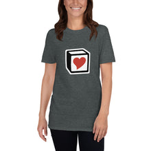 Load image into Gallery viewer, Heart Block T-Shirt - Red Heart
