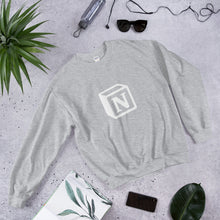 Load image into Gallery viewer, 'N' Block Monogram Unisex Sweatshirt