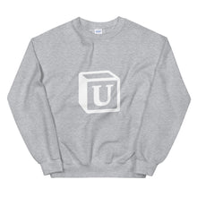 Load image into Gallery viewer, &#39;U&#39; Block Monogram Unisex Sweatshirt
