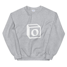 Load image into Gallery viewer, 'O' Block Monogram Unisex Sweatshirt