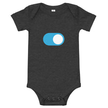 Load image into Gallery viewer, Dark Mode Switch On/Off Short-Sleeve Infant Bodysuit