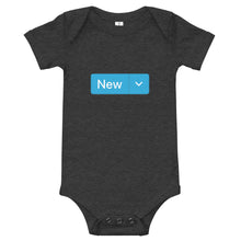 Load image into Gallery viewer, 'New' Short-Sleeve Infant Bodysuit