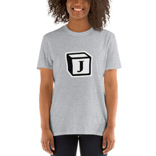 Load image into Gallery viewer, 'J' Block Monogram Short-Sleeve Unisex T-Shirt