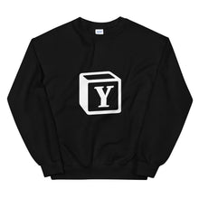 Load image into Gallery viewer, 'Y' Block Monogram Unisex Sweatshirt