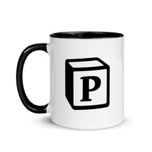 Load image into Gallery viewer, 'P' Block Monogram Mug