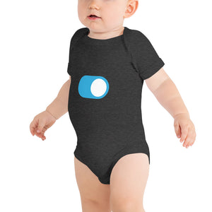 Dark Mode Switch On/Off Short-Sleeve Infant Bodysuit