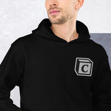 Load image into Gallery viewer, 'C' Block Embroidered Monogram Heavy Blend Hoodie, Unisex