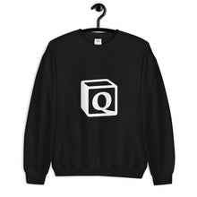 Load image into Gallery viewer, &#39;Q&#39; Block Monogram Unisex Sweatshirt
