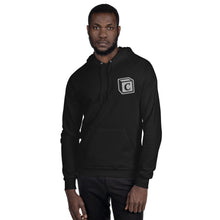 Load image into Gallery viewer, 'C' Block Monogram Embroidered Raglan Fleece Hoodie, Unisex