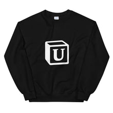 Load image into Gallery viewer, 'U' Block Monogram Unisex Sweatshirt