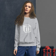 Load image into Gallery viewer, 'B' Block Monogram Unisex Sweatshirt