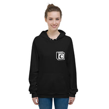 Load image into Gallery viewer, 'C' Block Monogram Raglan Fleece Hoodie, Unisex