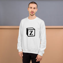 Load image into Gallery viewer, 'Z' Block Monogram Unisex Sweatshirt