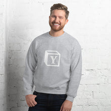 Load image into Gallery viewer, 'Y' Block Monogram Unisex Sweatshirt
