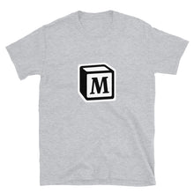 Load image into Gallery viewer, 'M' Block Monogram Short-Sleeve Unisex T-Shirt